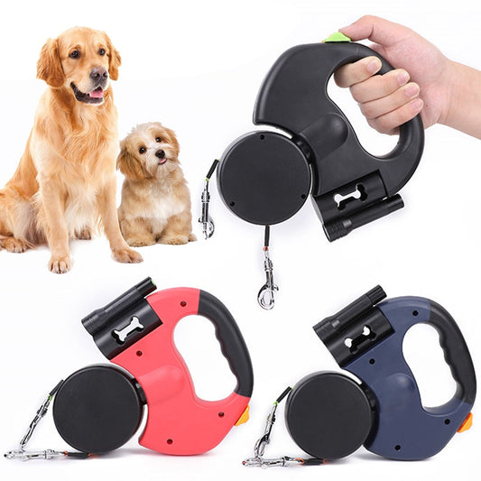 Auto Retractable Double-Ended Traction Rope Dog leash