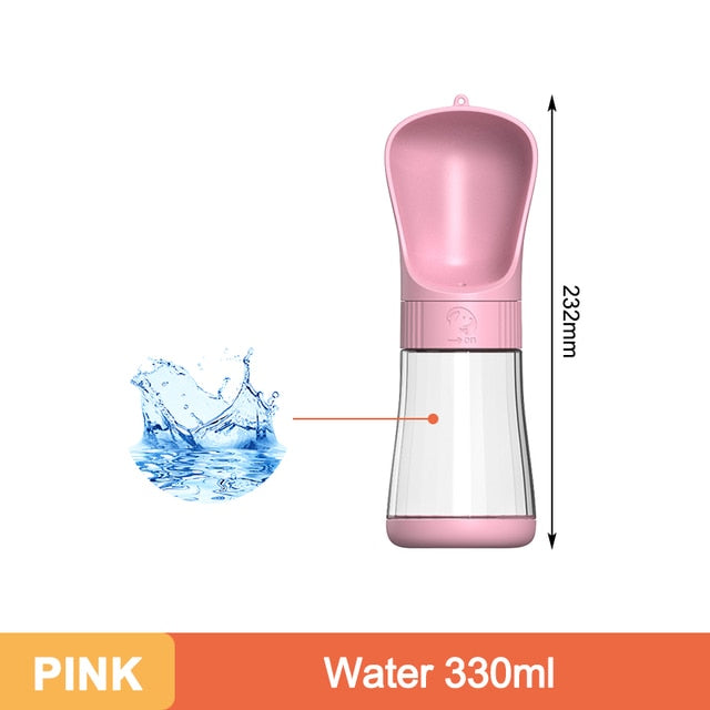 2in1 Portable Pet Water Bottle